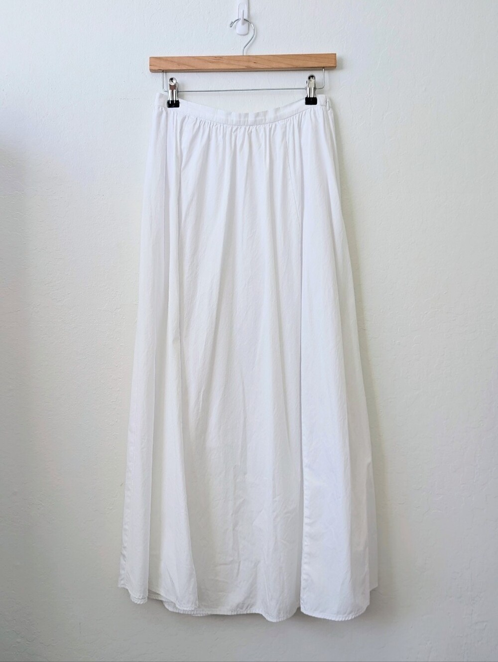 Poplin Maxi Skirt - Classic Flowing Style